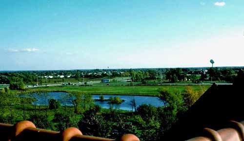 Marian Hills Seminary overlooking Rt 83 and 63rd St circa early 1970s 