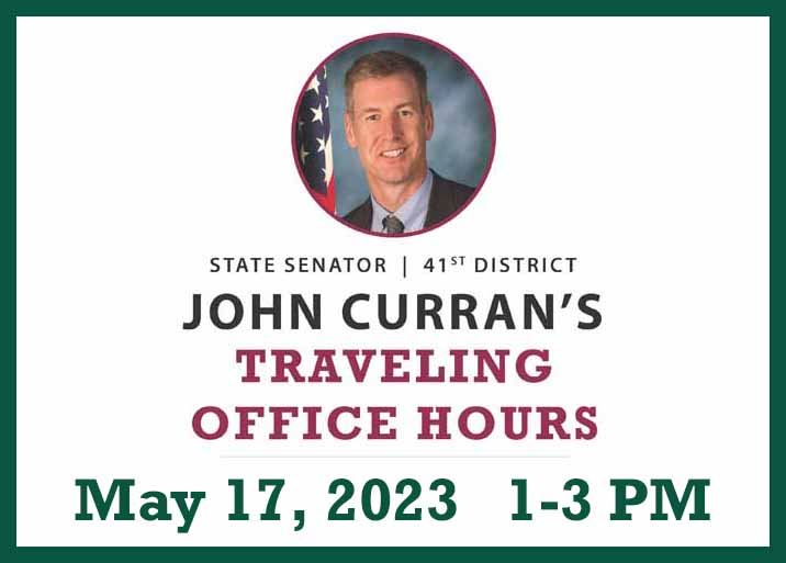 Senator Curran Traveling Office Hours