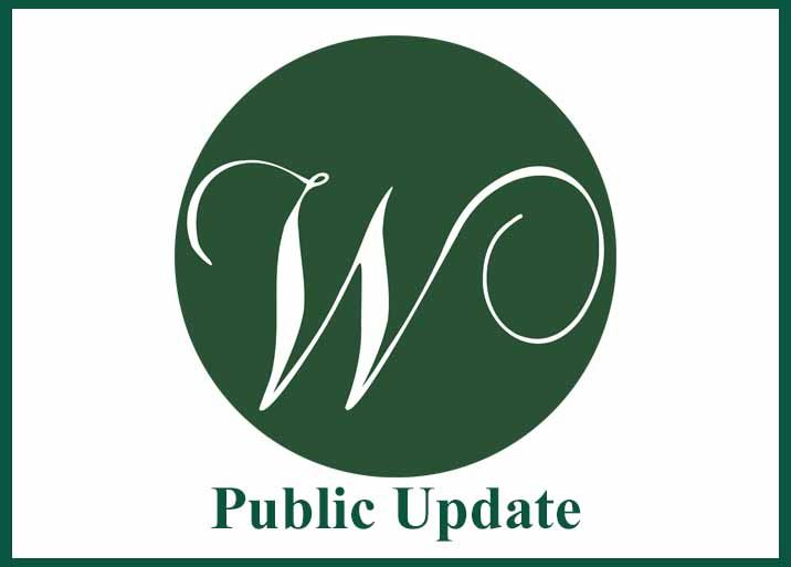 Village of Willowbrook Public Update