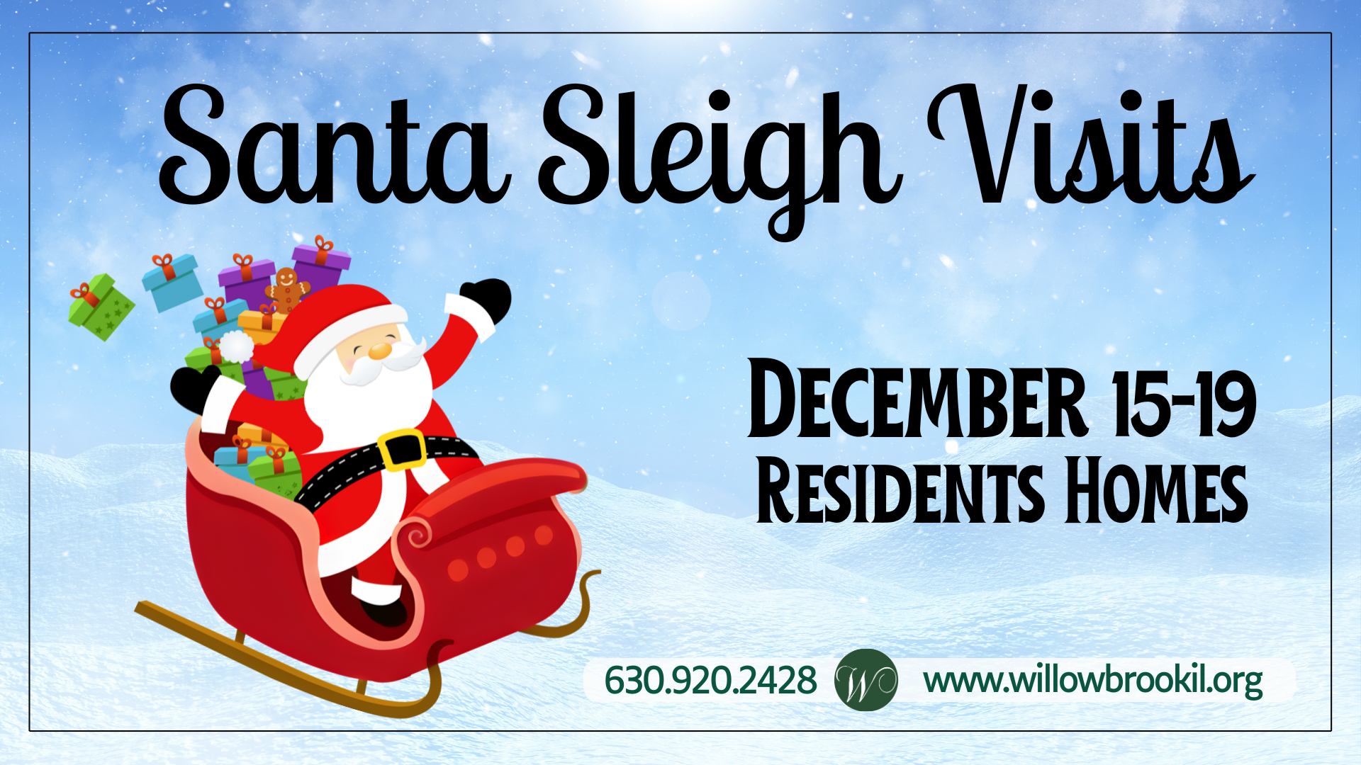 Santa Sleigh Visits FacebookCh6